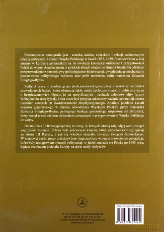 Generalicja Wojska Polskiego w latach 1935-1939 - Andrzej Wojtaszak [KSIĄŻKA]