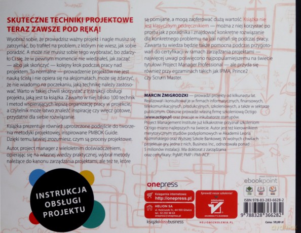 Instrukcja obsługi projektu - Marcin Żmigrodzki [KSIĄŻKA]