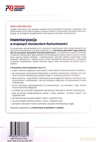 Inwentaryzacja w Krajowych Standardach Rachunkowości - Izabela Motowilczuk [KSIĄŻKA]