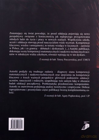 Kompetencje matematyczne i naukowo-techniczne w edukacji wczesnoszkolnej - studium empiryczne - Barbara Dudel, Małgorzata Głoskowska-Sołdatow [KSIĄŻKA]