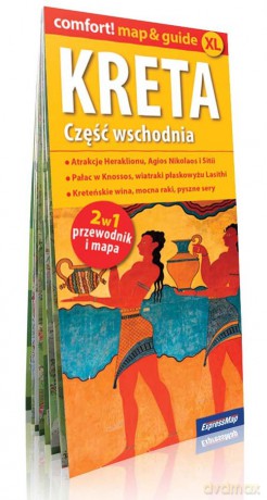 Kreta Część wschodnia 2w1 Przewodnik+mapa
