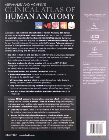 McMinn and Abrahams' Clinical Atlas of Human Anatomy 8th Edition - H. Abrahams Peter, D. Spratt Jonathan [KSIĄŻKA]