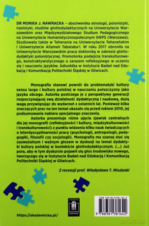 Nauczanie języka polskiego jako obcego w perspektywie refleksyjnej i kulturowej - Monika Nawracka [KSIĄŻKA]