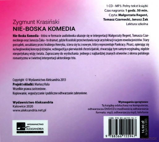 Nie-boska komedia - Zygmunt Krasiński [AUDIOBOOK]