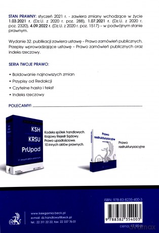 Prawo zamówień publicznych [KSIĄŻKA]