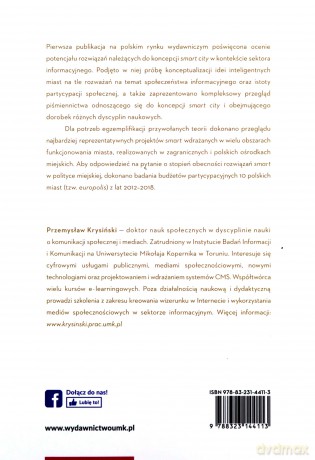 Smart city w przestrzeni informacyjnej - Przemysław Krysiński [KSIĄŻKA]