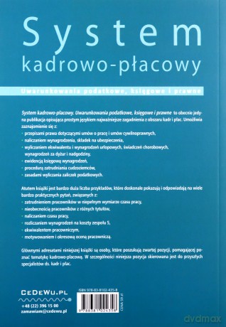 System kadrowo-płacowy [KSIĄŻKA]