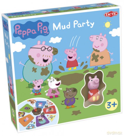 Świnka Peppa Błotna zabawa Gra planszowa z figurką [GRA PLANSZOWA]