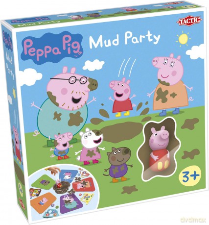 Świnka Peppa Błotna zabawa Gra planszowa z figurką [GRA PLANSZOWA]