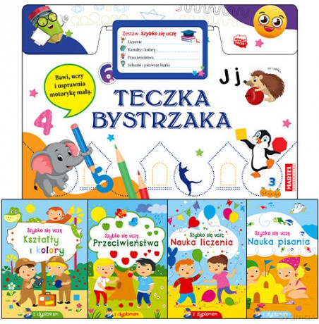 Teczka bystrzaka Zestaw Szybko się uczę [KSIĄŻKA]