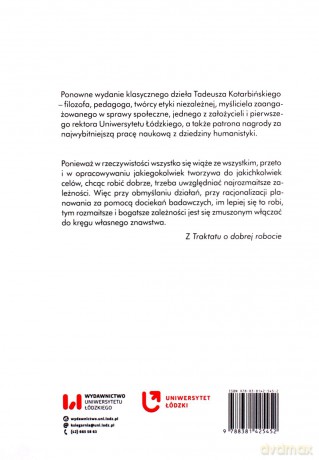 Traktat o dobrej robocie - Tadeusz Kotarbiński [KSIĄŻKA]