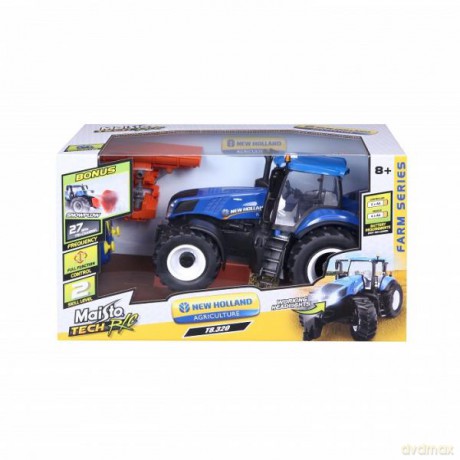 Maisto 82303 Traktor New Holand T8.320 z pługiem śnieżnym
