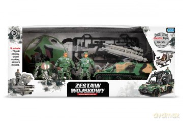 Zestaw wojskowy z wozem bojowym TOYS FOR BOYS ARTYK