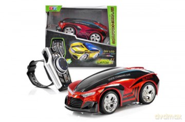 Auto sterowane głosowo/na radio czerwone