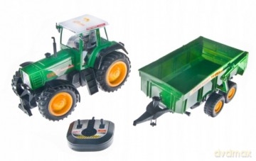 Traktor na radio + akcesoria 75x28x23 cm
