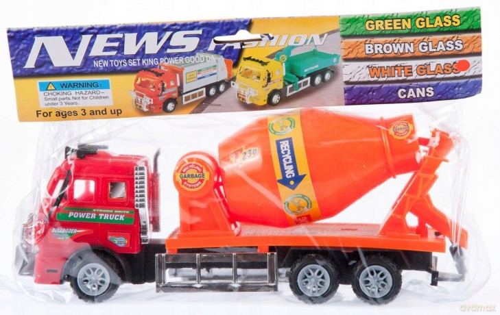 Auto ciężarowe betoniarka 28x18x8 cm