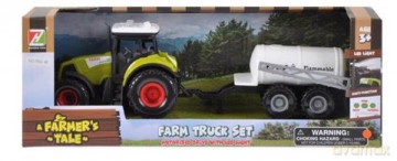 Traktor światło, dźwięk + akcesoria 35xx13x11 cm