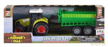 Traktor + akcesoria 35x13x11 cm