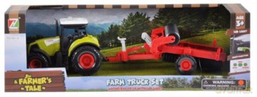 Traktor + akcesoria 39x12x13 cm