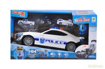 Auto Policja światło, dźwięk