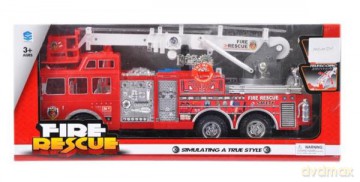 Auto straż pożarna na radio 53x23x15 cm