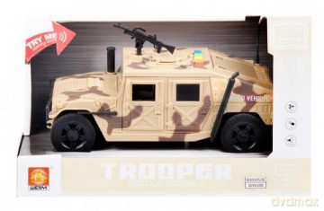 Auto wojskowe 19x18x19 cm