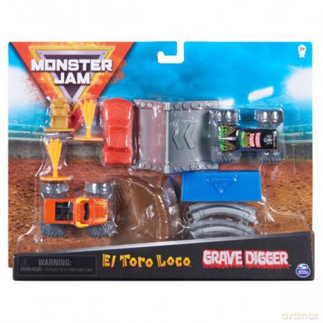 Monster Jam 1:70 Wyczynowy zestaw Spin Master