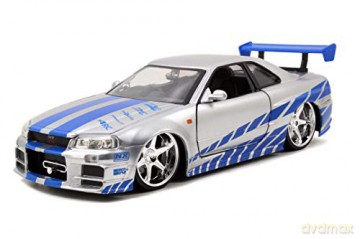 Auto Fast&Furious Szybcy i wściekli 2002 Nissan Skyline 1:24 Dickie