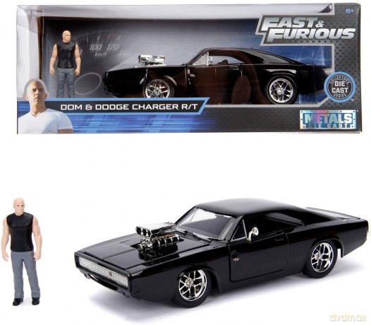 Auto Fast&Furious Szybcy i wściekli Dodge Charger R/T 1970 Dickie