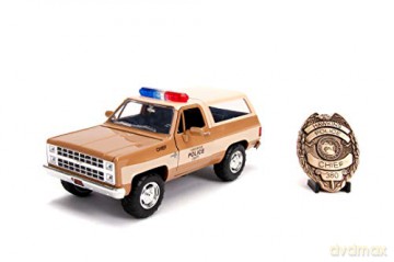 Auto Chevy K5 1980 Stranger Things POLICE 1:24 Dickie