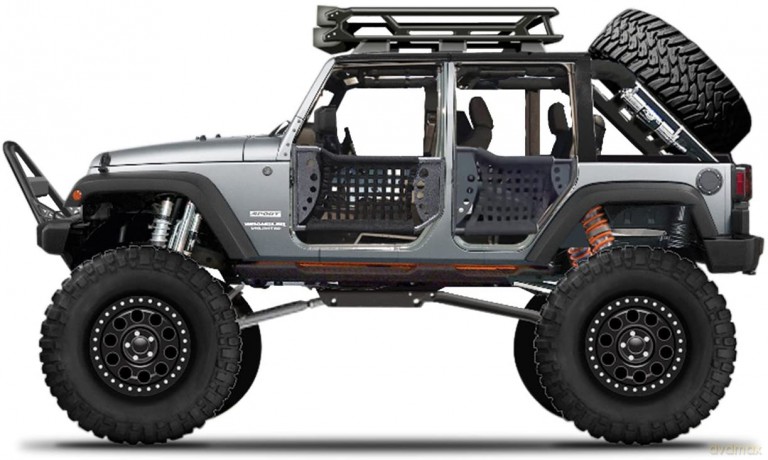 Off Road Jeep Wrangler Unlimited 2015 1:24