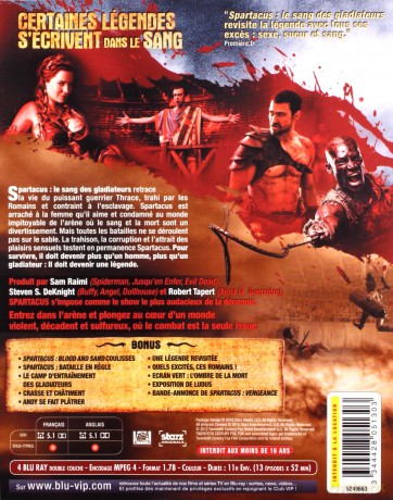 Spartacus: Blood and Sand Season 1 (Spartakus: Krew i piach) [4xBlu-Ray]