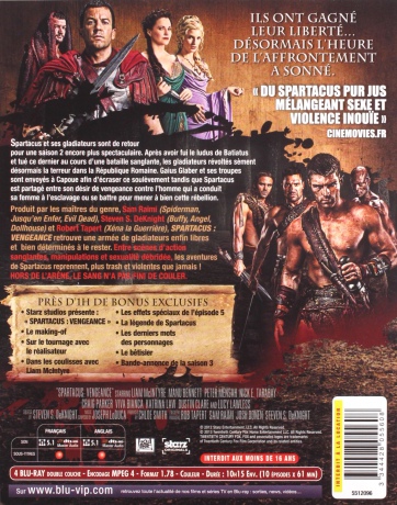 Spartacus: Blood and Sand Season 2 (Spartakus: Krew i piach) [4xBlu-Ray]