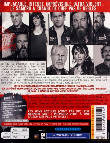 Sons of Anarchy Season 5 (Synowie Anarchii) [3xBlu-Ray]