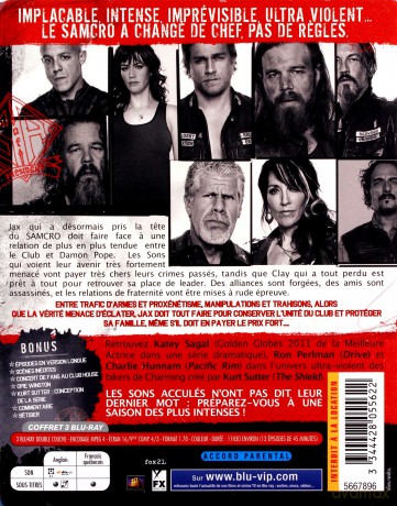 Sons of Anarchy Season 5 (Synowie Anarchii) [3xBlu-Ray]