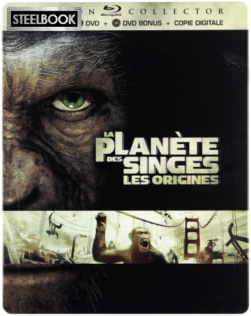 Rise of the Planet of the Apes (Geneza planety małp) (steelbook) [Blu-Ray]+[2xDVD]