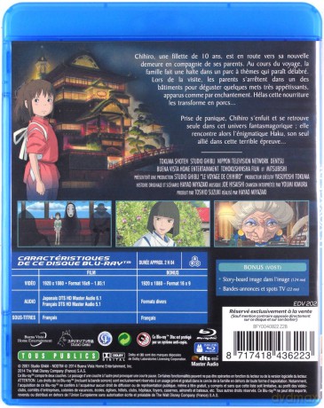 Spirited Away (Spirited Away: W krainie bogów) [Blu-Ray]