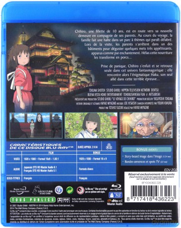 Spirited Away (Spirited Away: W krainie bogów) [Blu-Ray]