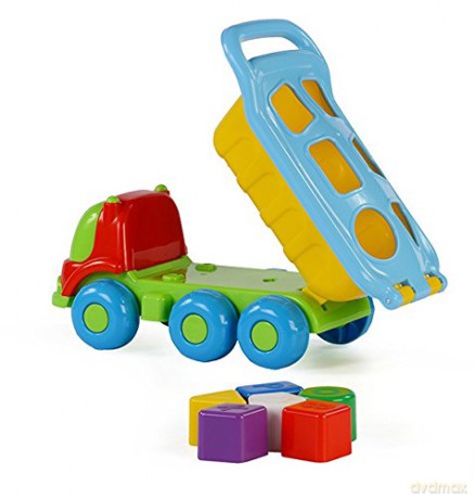 Kiesza, wywrotka z klockami w siatce