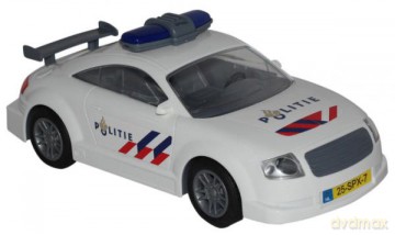 Politie samochód z napędem w worku