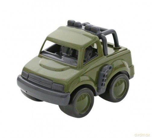 Samochód "Jeep" wojskowy w siatce