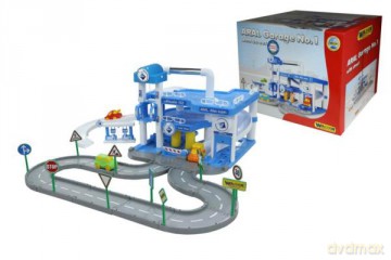 Parking "ARAL" 3-poziomowy z drogą i podnośnikiem