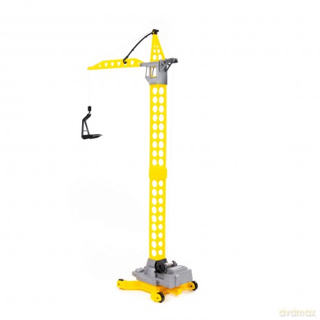 Żuraw budowlany duży na kołach