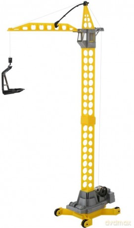 Żuraw budowlany duży na kołach