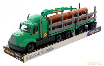 Majka' Samochód do przewozu dłużycy z przyczepą
