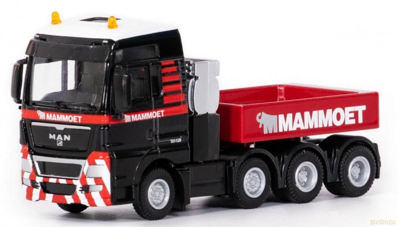 MAMMOET MAN TGX XXL 8x4 + skrzynia balastowa w pudełku