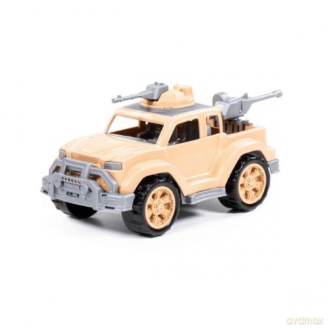 Samochód PickUp wojskowy - Safari Legionista mini z dwoma karabinami maszynowymi w siatce