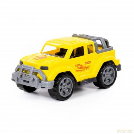 Samochód "Legionista-mini" żółty (w siatce)