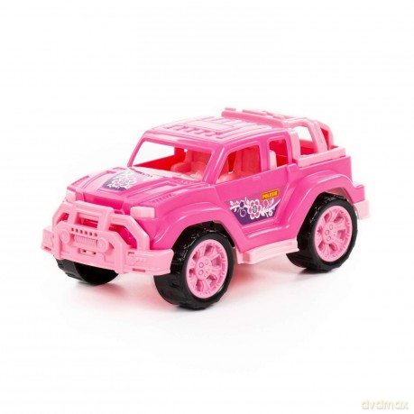 Samochód "Legionista-mini" różowy (w siatce)