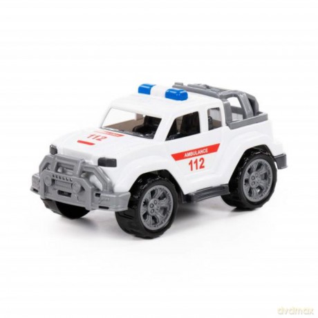 Samochód Legionista-mini karetka pogotowia w siatce